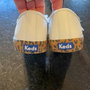 Keds Kids White and Tan Shoes
